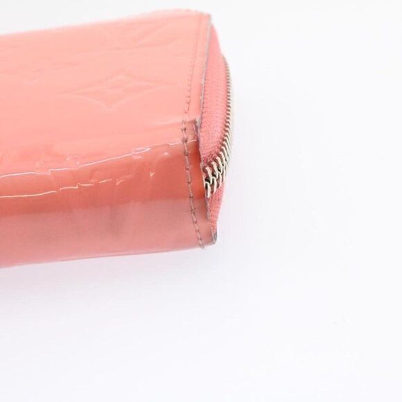 LOUIS VUITTON Monogram Vernis Zippy Wallet Long Wallet Pink - Picture 9 of 15
